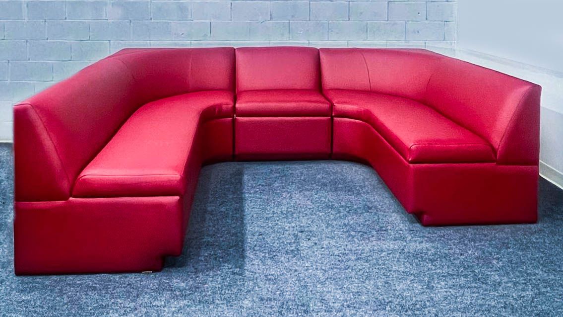 linear nightclub couch