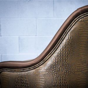 brown nightclub chair